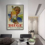 vintage alkohol kuchenposter