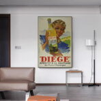 vintage alkohol kuchenposter