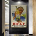 vintage alkohol kuchenposter