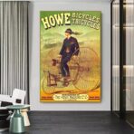 vintage radfahren poster london vintage