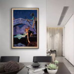 vintage paar kunstposter