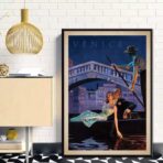 vintage paar kunstposter