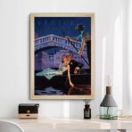 vintage paar kunstposter
