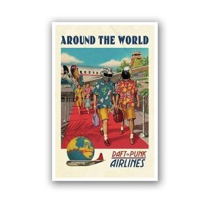 poster daft punk around the world 1