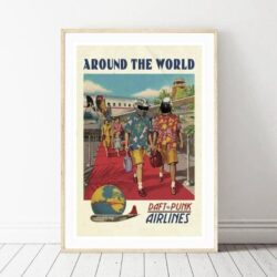 poster daft punk around the world 1