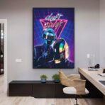 daft punk vintage poster 1
