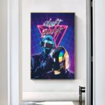 daft punk vintage poster 1