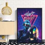 daft punk vintage poster 1