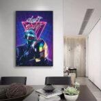 daft punk vintage poster 1