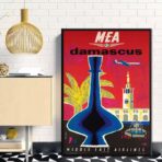 vintage damaskus poster