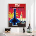 vintage damaskus poster