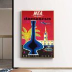 vintage damaskus poster