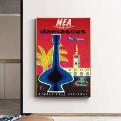 vintage damaskus poster