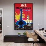 vintage damaskus poster
