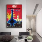 vintage damaskus poster