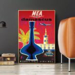 vintage damaskus poster