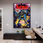 poster dc comics vintage 1