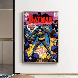 poster dc comics vintage 1