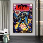 poster dc comics vintage 1