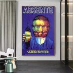 vintage werbebar poster