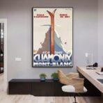vintage ski club poster 1