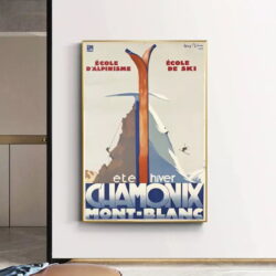 vintage ski club poster 1