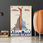 vintage ski club poster 1