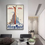 vintage ski club poster 1