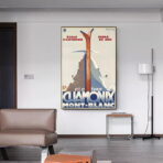 vintage ski club poster 1