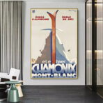 vintage ski club poster 1
