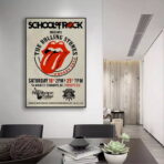 vintage rolling stones konzertplakat