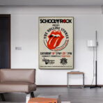 vintage rolling stones konzertplakat