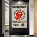 vintage rolling stones konzertplakat