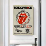 vintage rolling stones konzertplakat