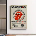 vintage rolling stones konzertplakat