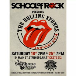 vintage rolling stones konzertplakat