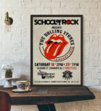 vintage rolling stones konzertplakat