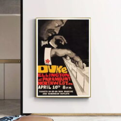 vintage duke ellinghon jazz poster 1