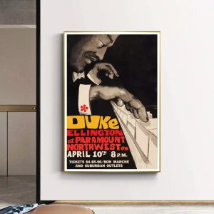 vintage duke ellinghon jazz poster 1