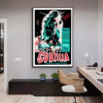 vintage godzilla filmplakat