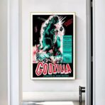 vintage godzilla filmplakat