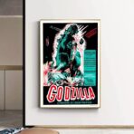 vintage godzilla filmplakat