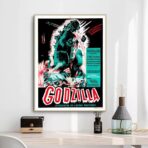 vintage godzilla filmplakat