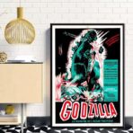 vintage godzilla filmplakat