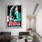 vintage godzilla filmplakat