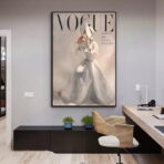vintage vogue mode poster