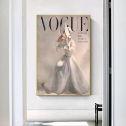 vintage vogue mode poster