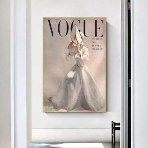 vintage vogue mode poster