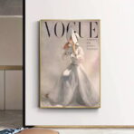 vintage vogue mode poster