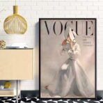 vintage vogue mode poster